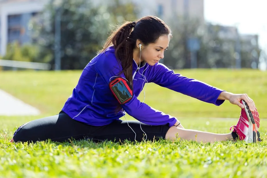 stretching