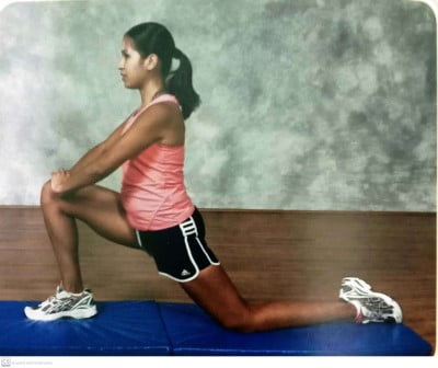 hip stretching routine