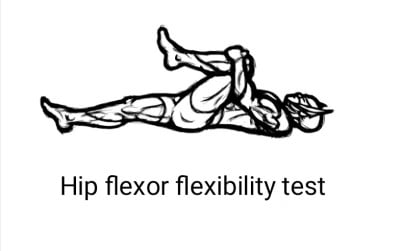 hip flexor flexibility test