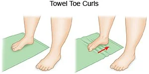 towel curls