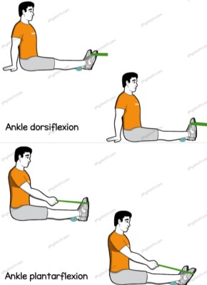 ankle resistance band exercise